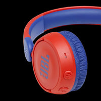 Thumbnail for JBL Jr310BT Kids On-Ear Wireless Bluetooth Headphones - Red