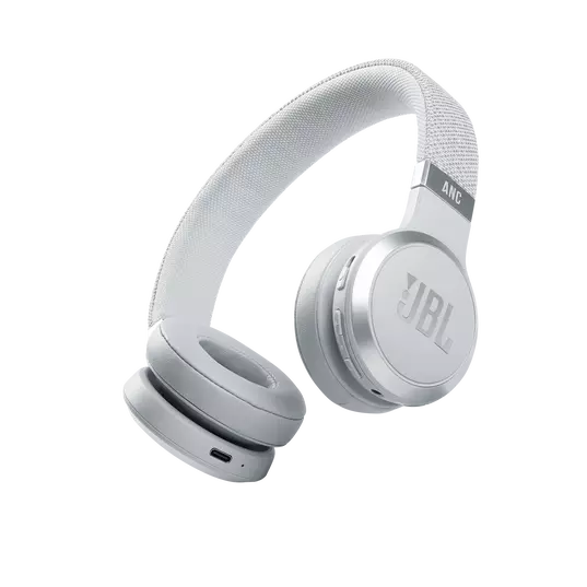 JBL Live 460NC Wireless on-ear NC headphones - White