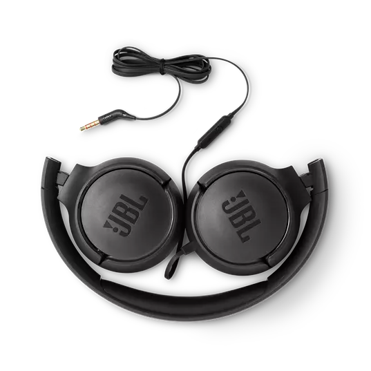 JBL Tune 500 Wired on-ear headphones - Black