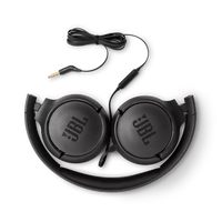 Thumbnail for JBL Tune 500 Wired on-ear headphones - Black