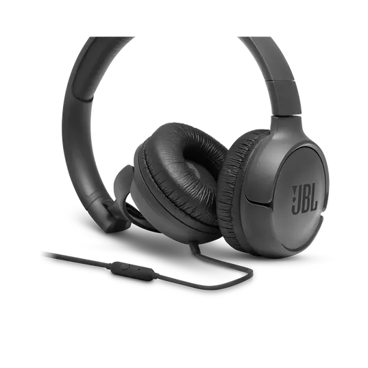 JBL Tune 500 Wired on-ear headphones - Black