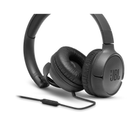 Thumbnail for JBL Tune 500 Wired on-ear headphones - Black