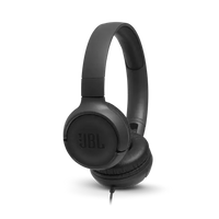 Thumbnail for JBL Tune 500 Wired on-ear headphones - Black
