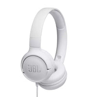 Thumbnail for JBL Tune 500 Wired on-ear headphones - White