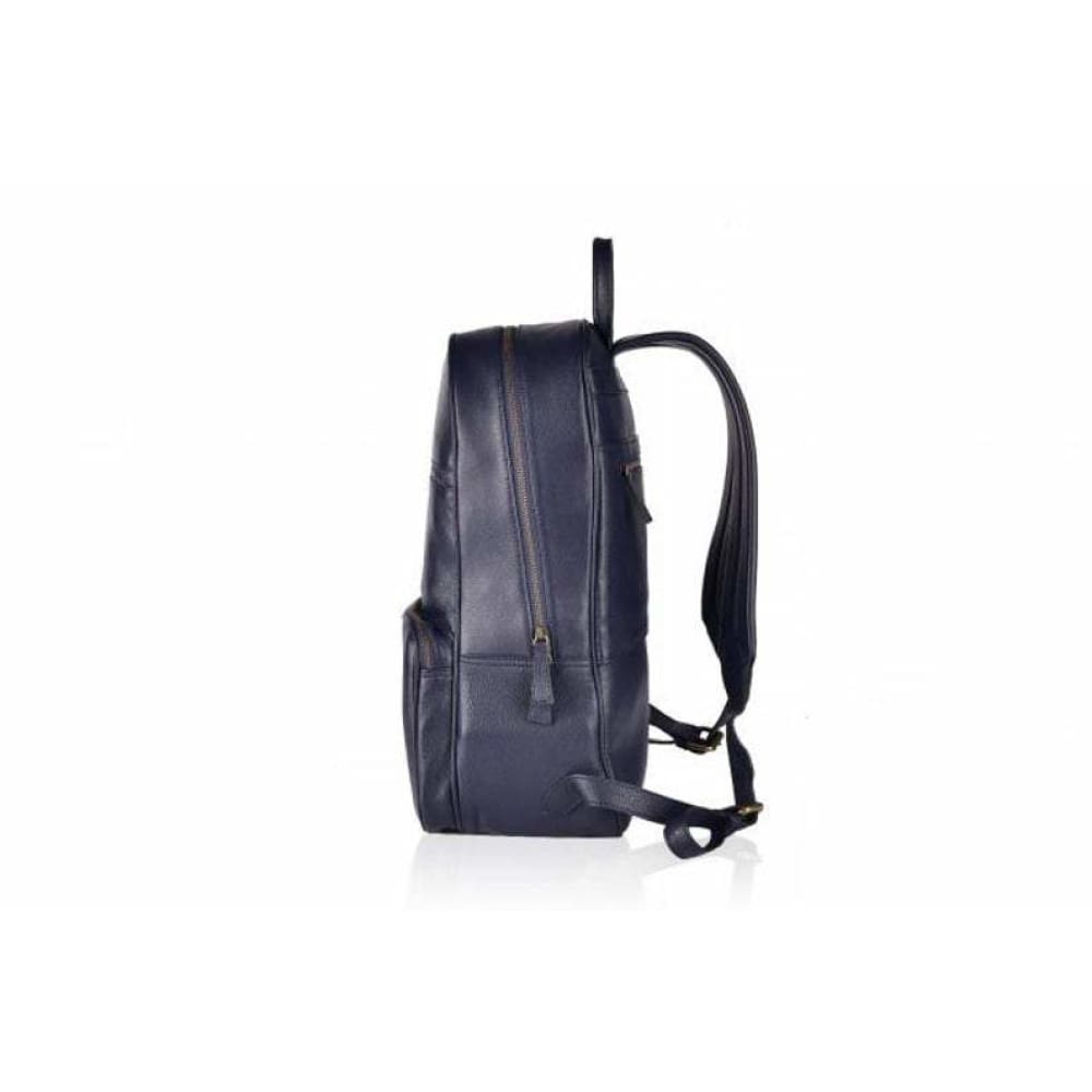 Leather United Backpack - Blue (Genuine Leather) - Accessories