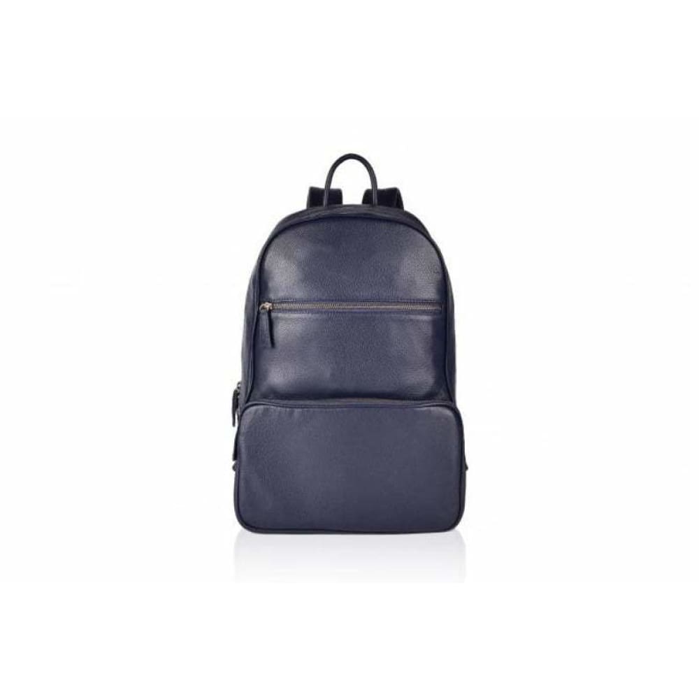 Leather United Backpack - Blue (Genuine Leather) - Accessories