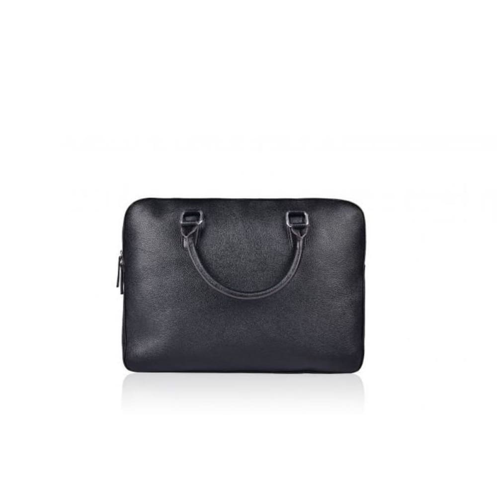 Leather United Laptop Bag - Black (Genuine Leather) - Accessories