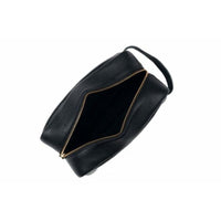 Thumbnail for Leather United Unisex Dopp Toiletry Kit Bag - Black (Genuine Leather)