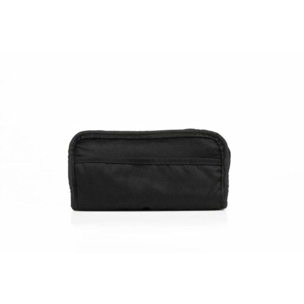 Leather United Unisex Dopp Toiletry Kit Bag - Black (Genuine Leather)