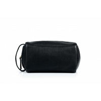 Thumbnail for Leather United Unisex Dopp Toiletry Kit Bag - Black (Genuine Leather)
