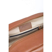 Thumbnail for Leather United Unisex Dopp Toiletry  Kit bag - Tan (Genuine Leather)