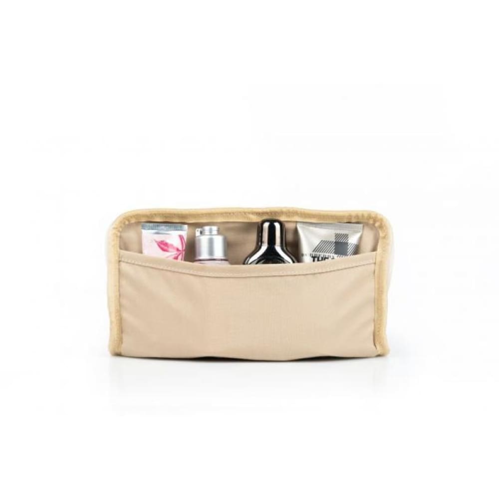 Leather United Unisex Dopp Toiletry  Kit bag - Tan (Genuine Leather)