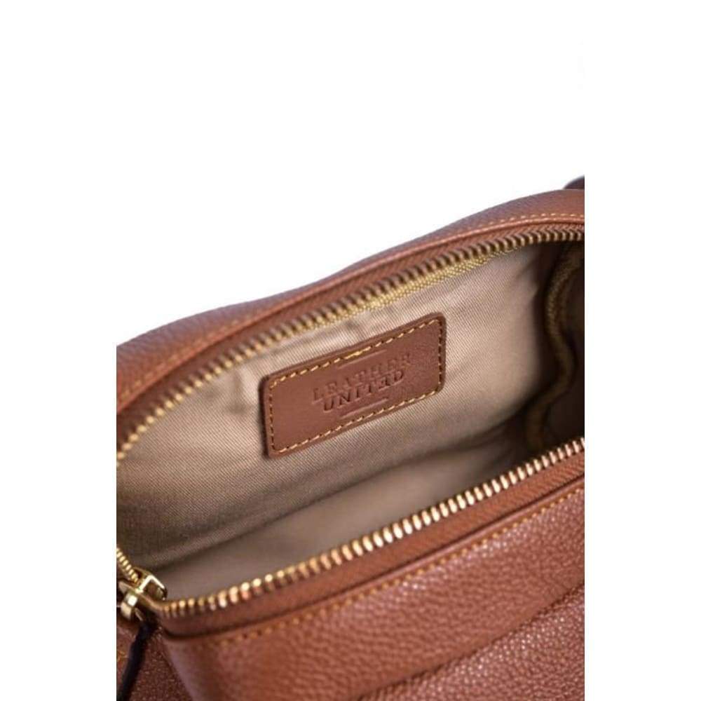 Leather United Utility Bag - Tan (Genuine Leather) - Accessories