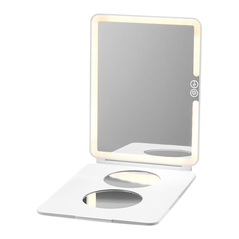 Case-Mate LuMee Studio Portable Makeup Mirror - White