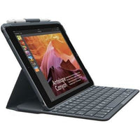 Thumbnail for Logitech Slim Folio Case with Integrated Bluetooth Keyboard for iPad 9.7 2017 (5th Gen) + 2018 (6th - Personal Digital