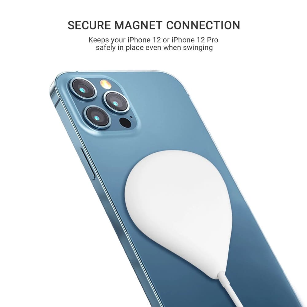 MAG-C Magnetic Wireless Charger 15W Fast Charging - White - Accessories