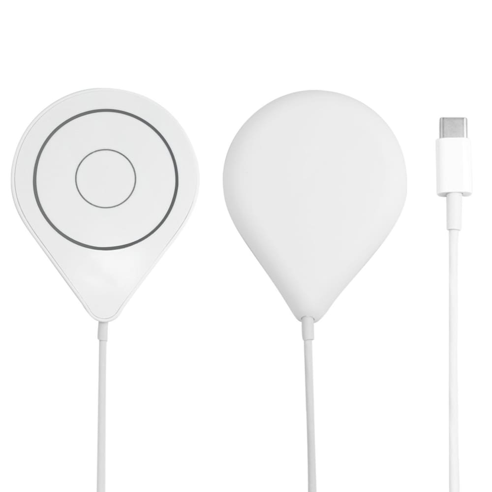MAG-C Magnetic Wireless Charger 15W Fast Charging - White - Accessories