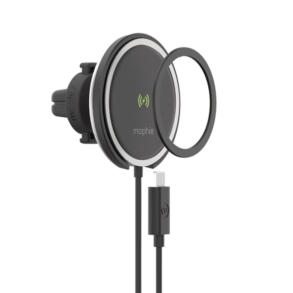 Mophie Snap+ Wireless Vent Mount-15W MagSafe Compatible - Black - Accessories