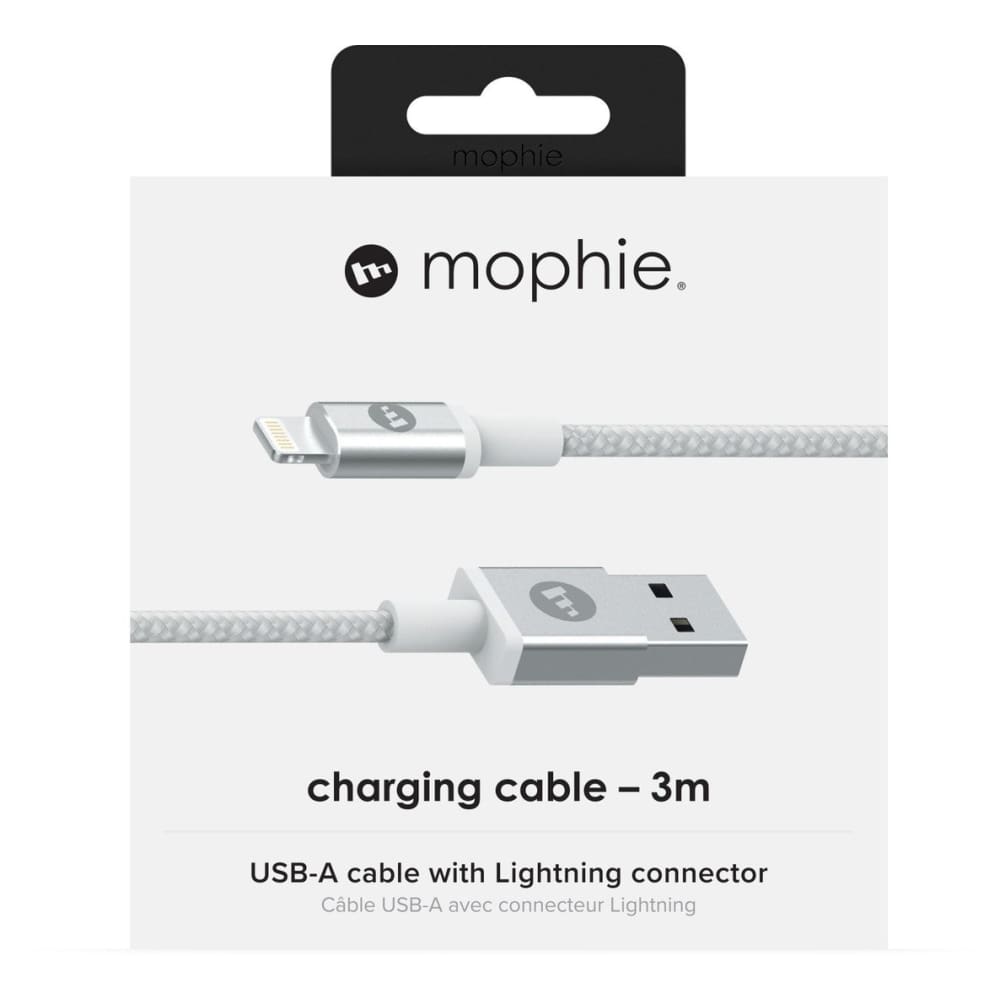 Mophie USB-A to Lightning 3M Cable - White - Accessories