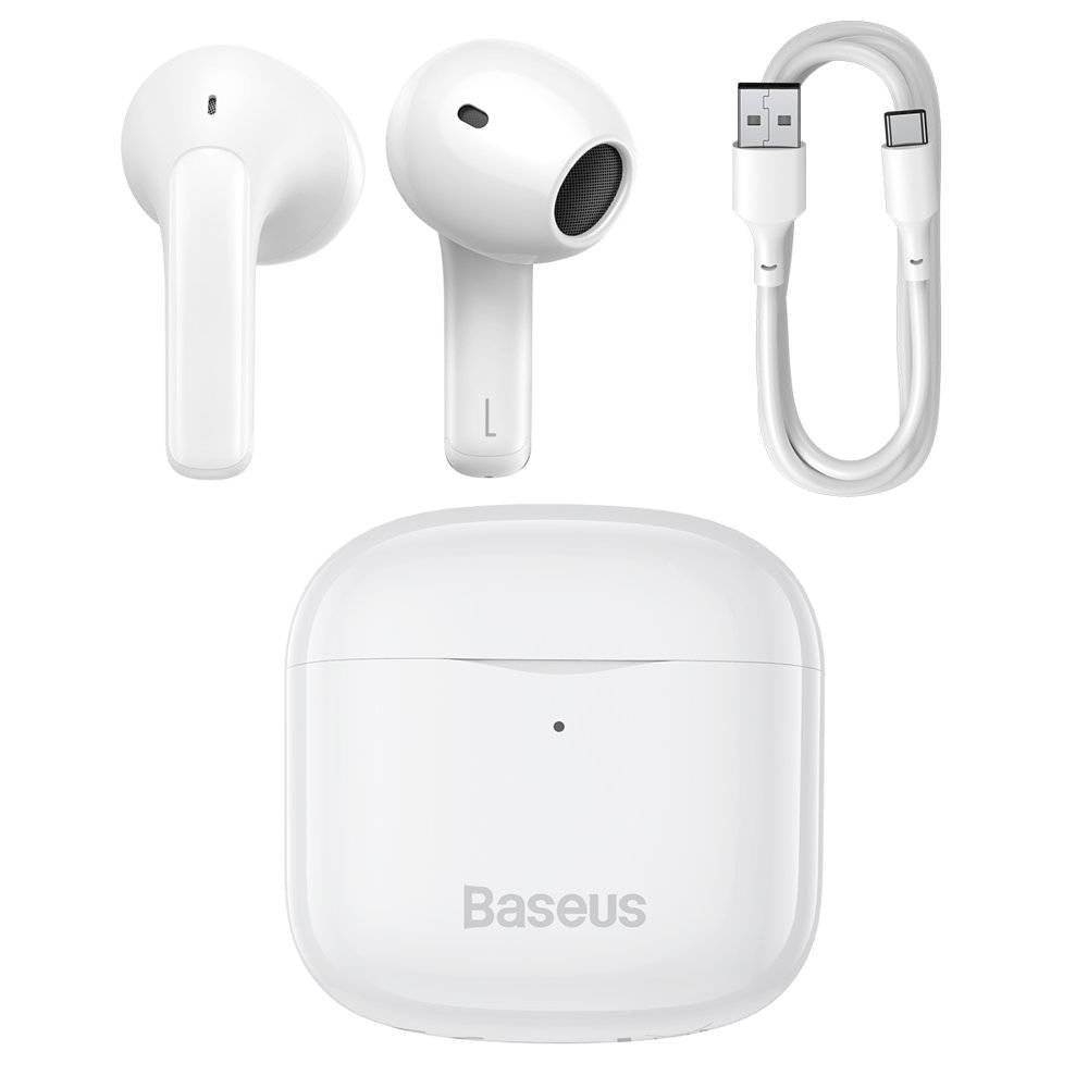 Baseus Bowie E3 True Wireless Headphones - White