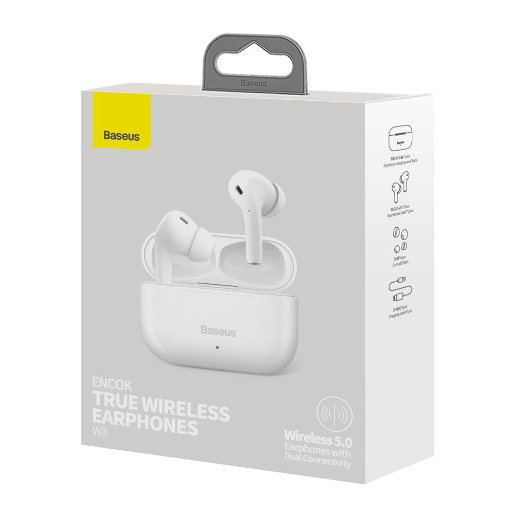 Baseus Encok True Wireless Earphones W3 - White