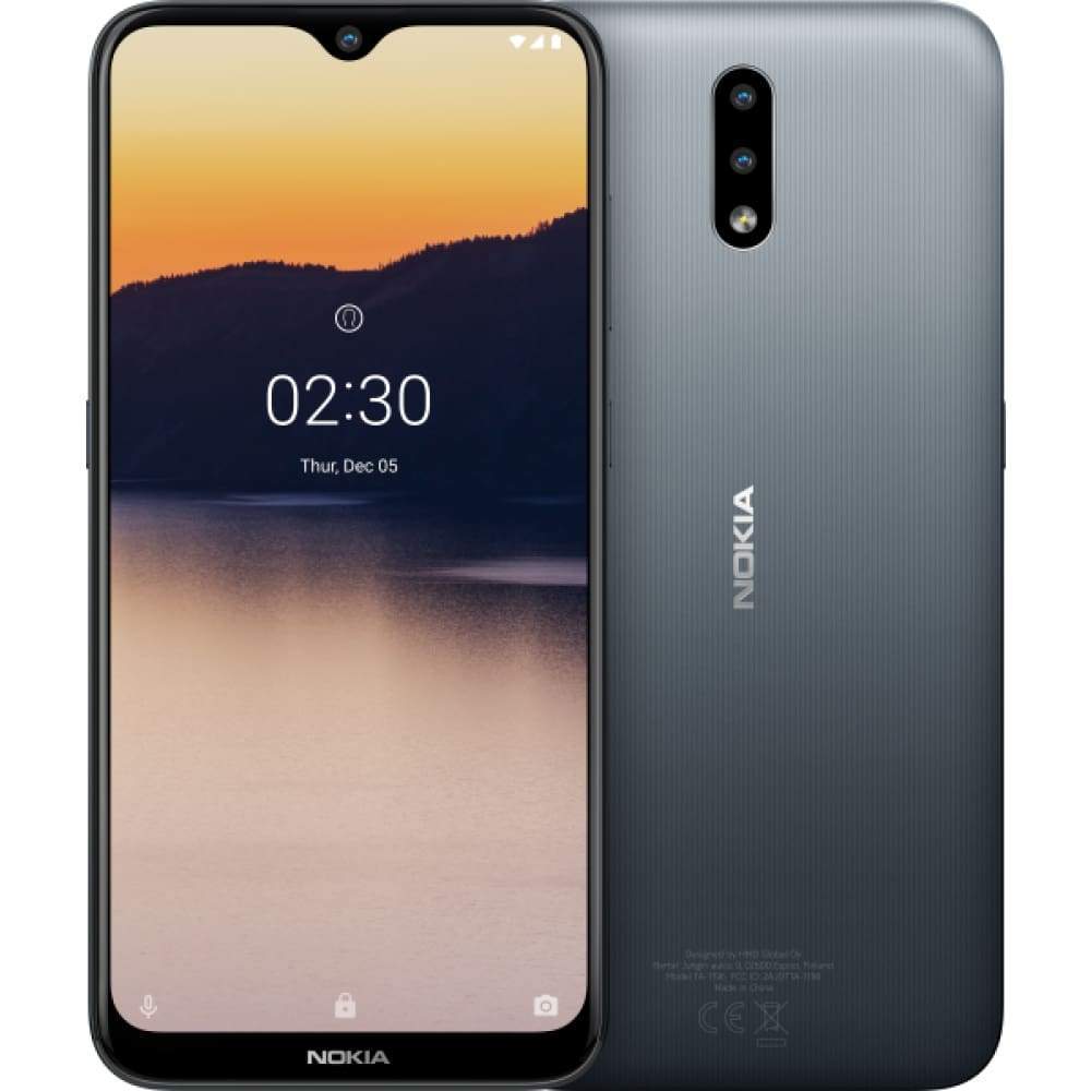 Nokia 2.3 Unlocked Smartphone 32GB - Charcoal - Mobiles