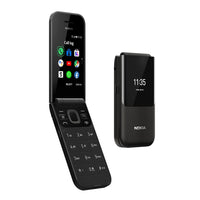Thumbnail for Nokia 2720 Flip 4G Seniors Phone TA-1168 - Black - Mobiles