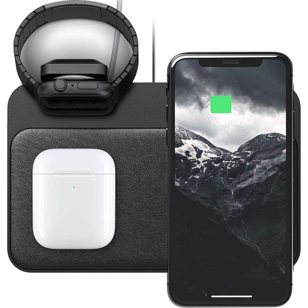 Nomad Base Station 7.5W Wireless Charger with Apple Watch Stand - Tech