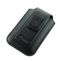 Thumbnail for OLITECH Leather Pouch cover w Belt Clip FOR EASYFLIP2 and Aspera F42/F46 - Black