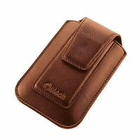 Thumbnail for OLITECH Leather Pouch case cover with Lanyard Brown - Accessories
