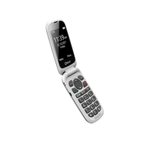 Thumbnail for Olitech Easy Flip2 4G Seniors Phone: Big Buttons, GPS Location, Amplified Volume, Emergency Key - Black/White