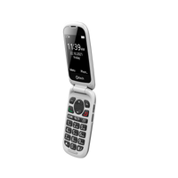 Thumbnail for Olitech Easy Flip2 4G Seniors Phone: Big Buttons, GPS Location, Amplified Volume, Emergency Key - Black/White