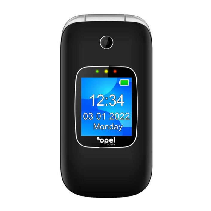 Opel 4G Mobile Flip Phone 4 - Silver
