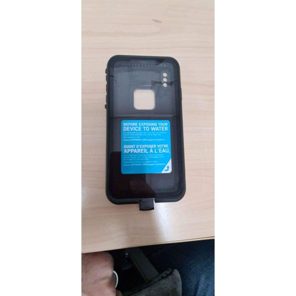 Open Box Lifeproof Fre Case Suits iphone XS Max (6.5) - Asphalt Black - Accessories