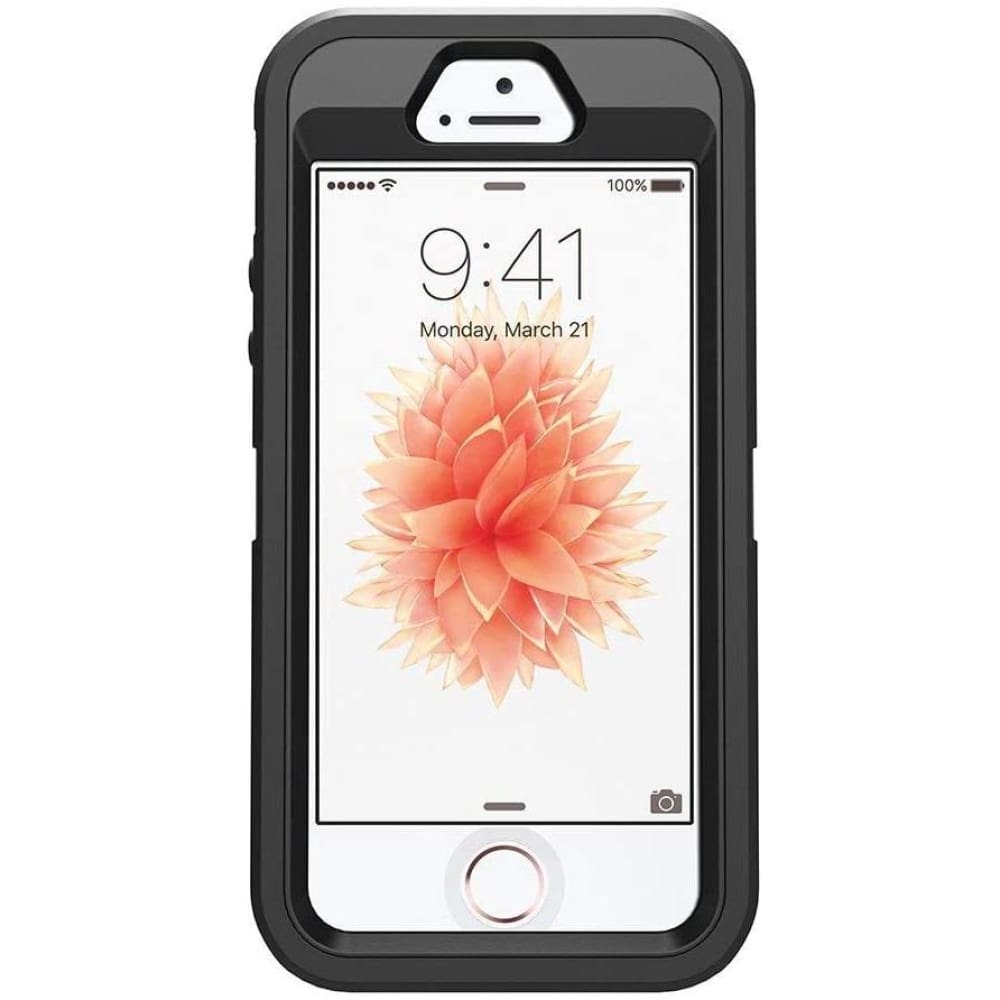 OtterBox DEFENDER SERIES Case for iPhone 5/5s and iPhone SE (1st Gen 2016) - Black - Accessories