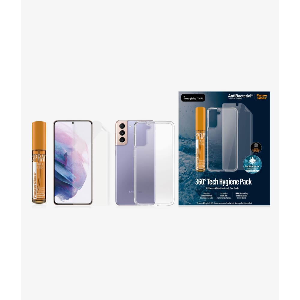 Panzer Glass Samsung Galaxy S21+ Case - Hygiene Bundle - Accessories