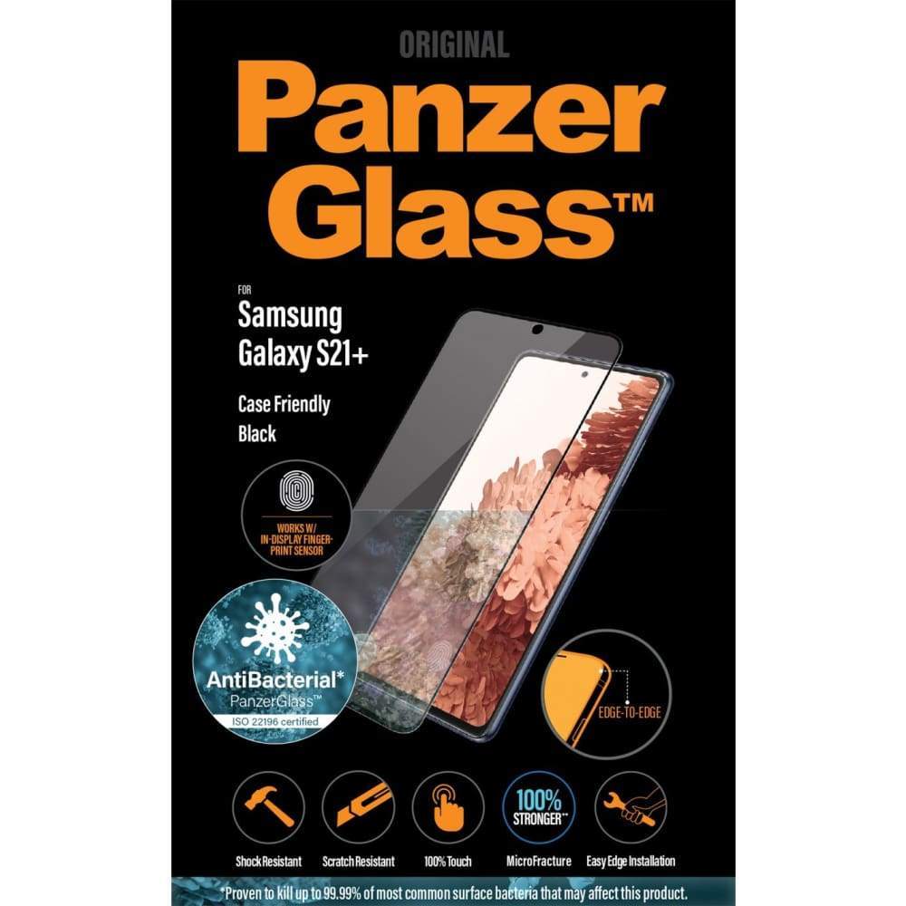 Panzer Glass Screen Protector For Samsung Galaxy S21 + (CASE FRIENDLY) - Accessories