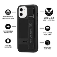 Thumbnail for Pelican Protector Antibacterial Sling Case for Iphone 12 mini - Black - Accessories