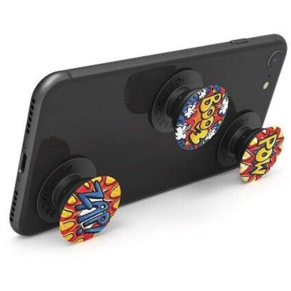 PopSockets PopMinis: Mini Grips for Phones & Tablets (3 Pack) - Comix Effects - Accessories