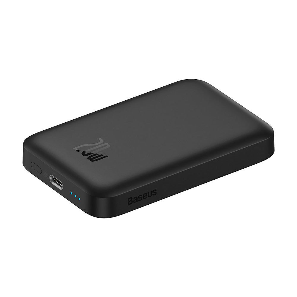Baseus Magnetic Mini Wireless Charging Power Bank 6000mAh 20W - Black (Magsafe Compatible)