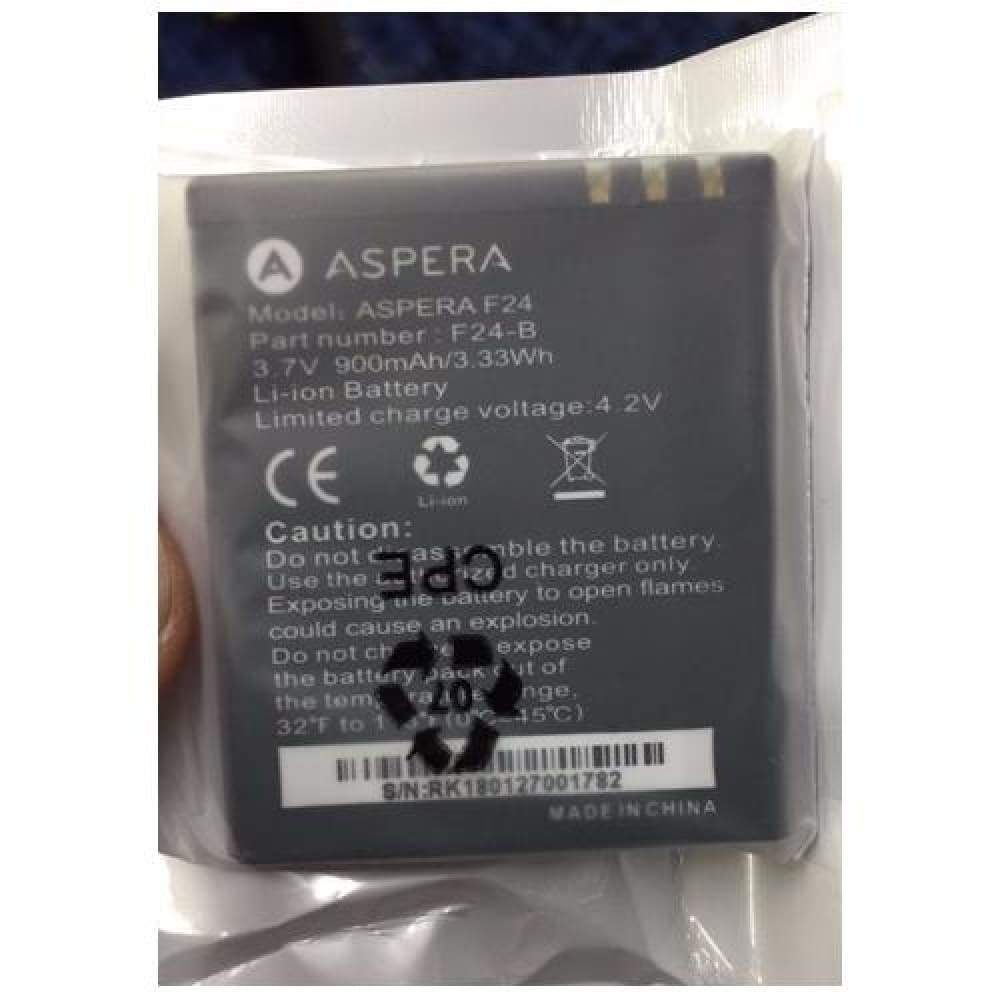 Replacement Battery Suits Aspera F24 Flip Mobile Phone (F24-B 3.7V 900mAh) - Accessories