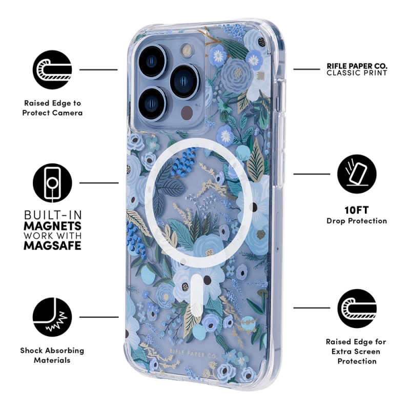 Case-Mate Rifle Paper Case Antimicrobial for iPhone 13 Pro (6.1" Pro) - Multi