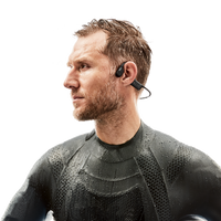 Thumbnail for Shokz OpenSwim Wireless Waterproof OpenEar MP3 Bone Conduction Headphones- Black