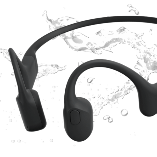 Shokz OpenRun Bone Conduction Open-Ear Endurance Headphones - Black