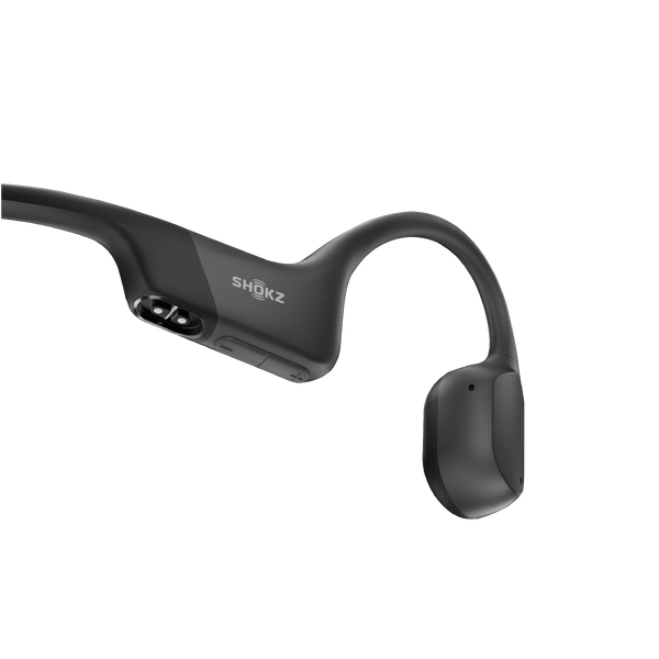 Shokz OpenRun Bone Conduction Open-Ear Endurance Headphones - Black