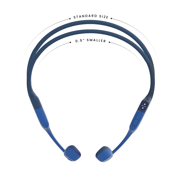 Shokz OpenRun Bone Conduction Open-Ear Endurance Headphones - Blue