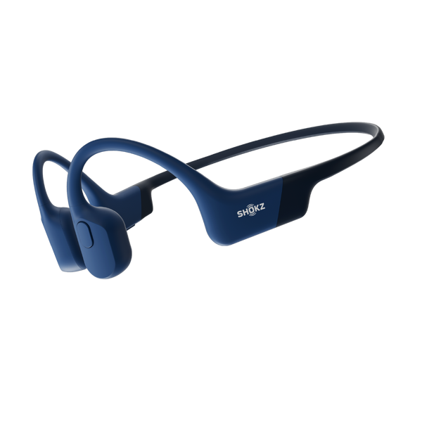 Shokz OpenRun Bone Conduction Open-Ear Endurance Headphones - Blue