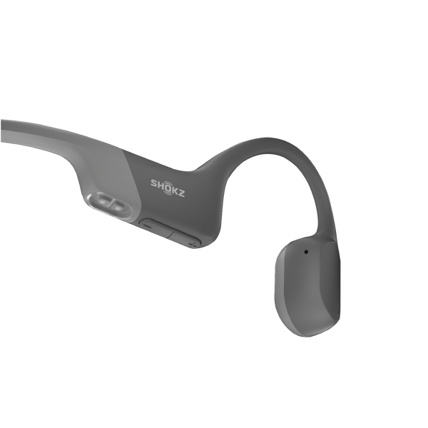 Shokz OpenRun Bone Conduction Open-Ear Endurance Headphones - Grey