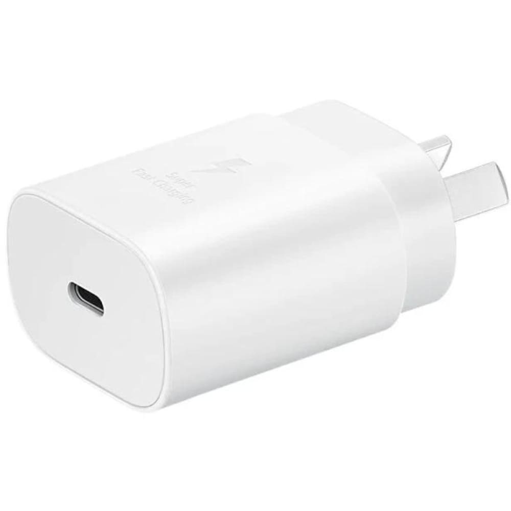 Samsung 25W Travel Adapter - No Cable - White - Accessories