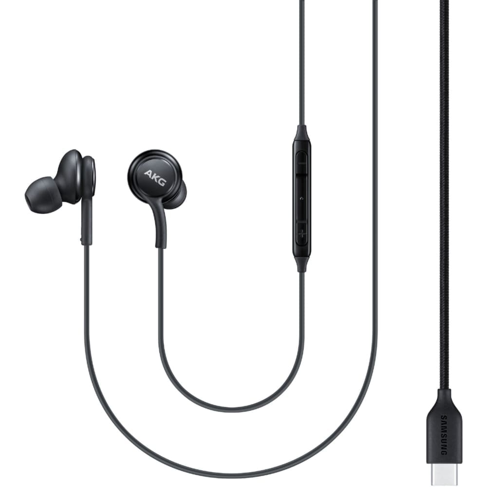 Samsung AKG Type-C In-Ear Earphones - Black (S10|S20|S21|Note 20| Ultra|Samsung USB-C phones) - Accessories